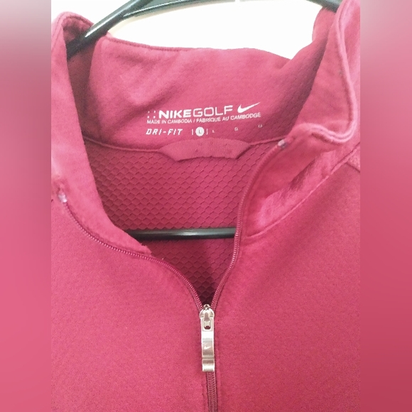 Mens Nike Dri-fit 1/4 zip golf pullover size Large - Picture 4 of 4